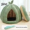 Velvet Pet Cushion Shape Dog Warm Bed Nest Winter Closed Cat Cactus Ball Cage