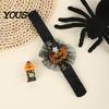 Velvet Wristband Party Favors Stuffed Halloween Slap Bracelets for Kids, Plush Pumpkin Ghost Skull Cute Wrist Kids Holiday Goodie Bag Fillers