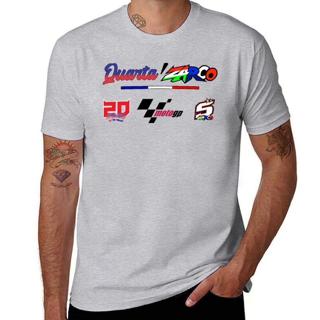 Quartararo X Zarco T-Shirt Customs Design Your Own Graphics Mens Graphic T-shirts Pack