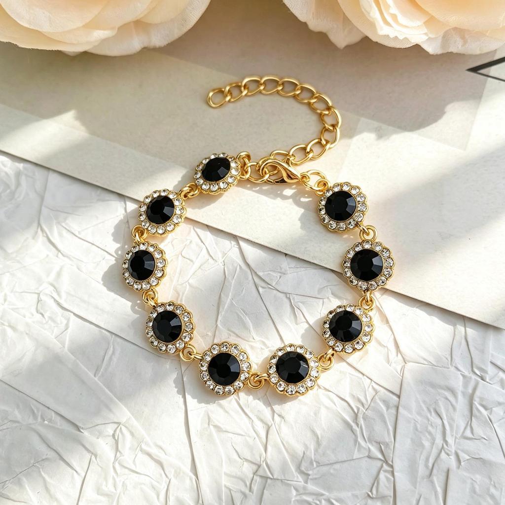 Gargantilla de Diamantes Coloridos de Primavera/Verano - Collar de Clavícula para Mujer de Alta Gama, Diseño Versátil