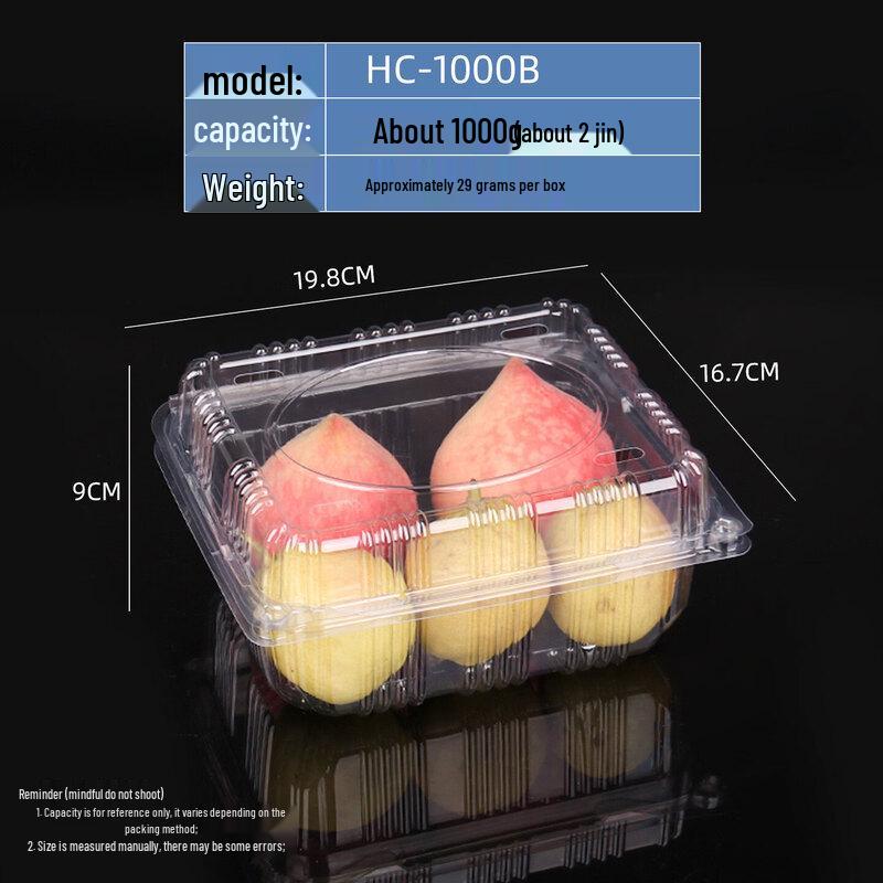UOBO Disposable Rectangular Food Container with Lid