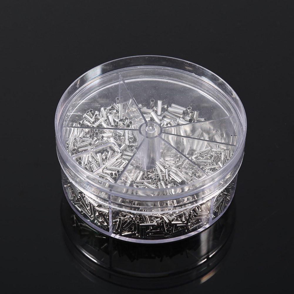 1900pcs Inflaming Retarding Copper Crimp Wire Connector Cord End Terminal Kit Set 0.5 2.5mm²