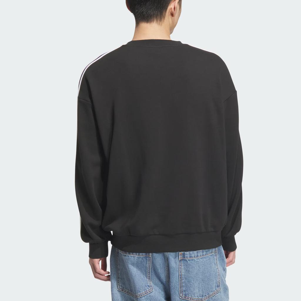 Adidas Originals ADICOLOR OVERSIZE CREW Sweatshirt Men's Black JN9786-
