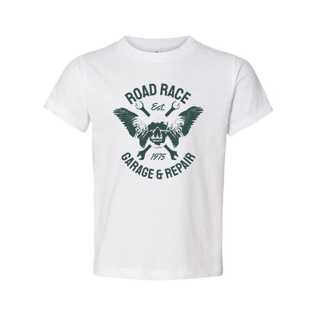 Unisex Road Race Est 1975 Wings And Skull Graphic T Shirt L