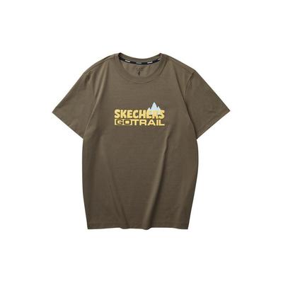 Printed Logo American Vintage Loose Mountain Style Breathable Quick-Dry Cool Outdoor Crew Neck Short Sleeve T-Shirt Men Tops L224M031-0409