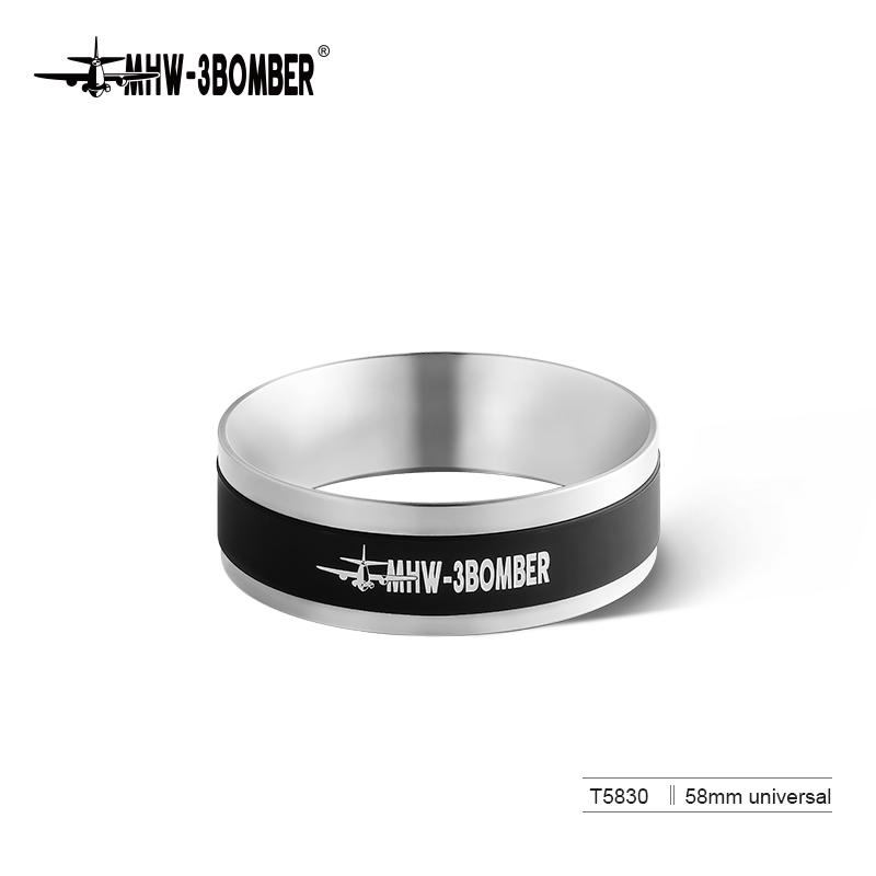 

MHW 3BOMBER 58MM Espresso Dosing Ring Нержавеющая сталь Магнитная воронка для дозирования кофе 36 магнитов Домашняя кухня Аксессуары для бариста