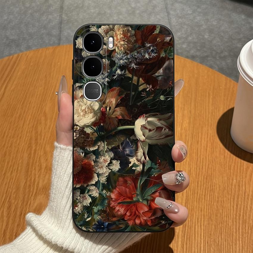 For Vivo Y31 Y31D Y31S 4G 5G Phone Case Gradient Bow Heart Matte Silicone Anti Fingerprint Cover For Vivo Y 31 Top Quality Funda