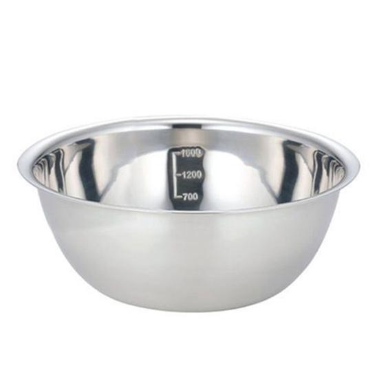 5Pcs Stainless Steel Mixing Bowls Set Food Grade BPA Free Polished Surface Thickened Multi-Functional Large Soup Basins