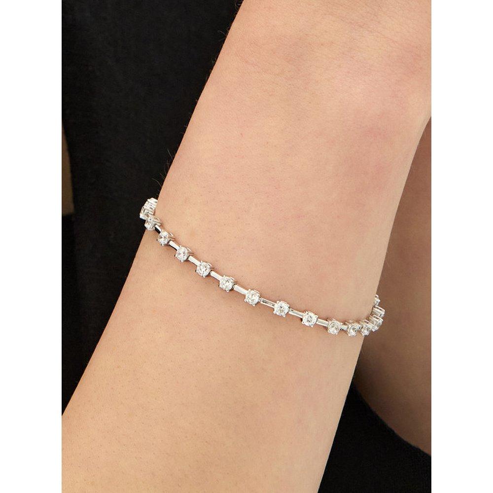 

Essence Silver (W) Space Tennis Bracelet Hl4B56420W9 18.5cm