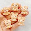 10 Stück Niedliche Cartoon Hunde, Kaninchen, Affen, Tiger, Hirsche Flache Rückseite Harz Scrapbooking Figuren DIY Heimdeko Bastelarbeiten