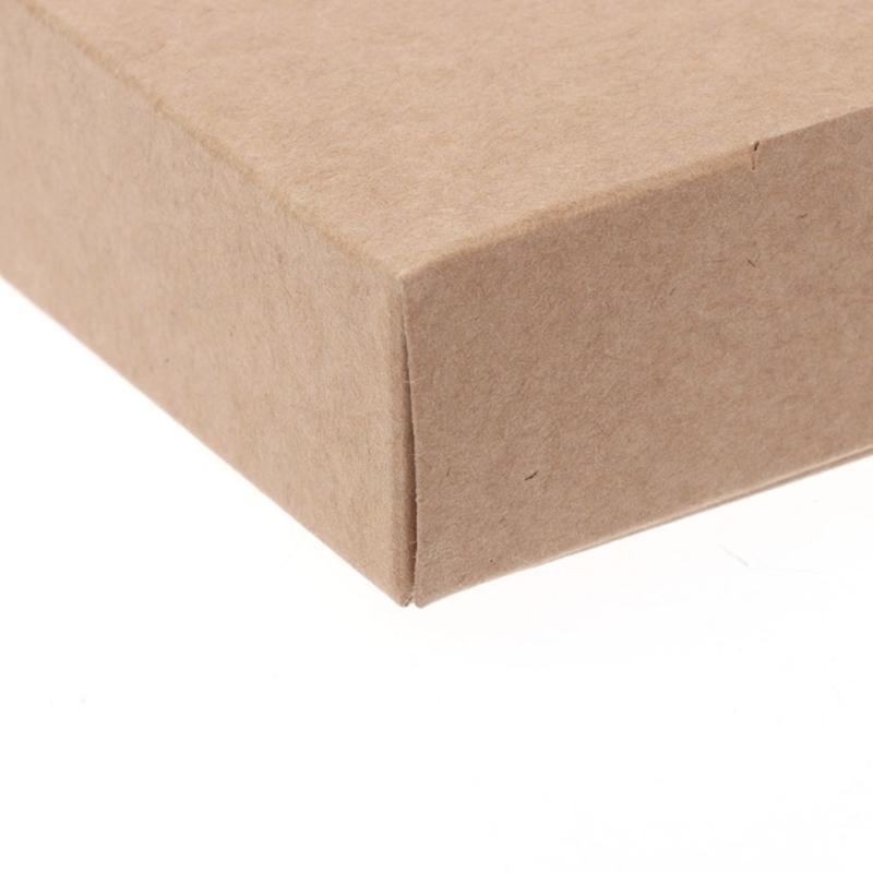 50pcs Kraft Paper Wrapping Box Multipurpose Household DIY Crafts Supplies for Festival Holiday Birthday Party Gift