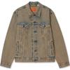 Levis Locker Lässig Schlicht Vielseitig Langarm Jeansjacke Herrenjacken Distressed-Denim 72334-0702