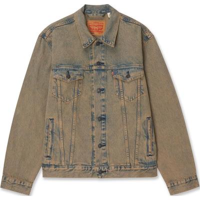 Levis Loose Casual Simple Versatile Long Sleeve Denim Jacket Men Jackets Distressed-Denim 72334-0702