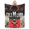 Cozy Cult Of The Lamb game Blanket Merch Home Decorative Blanket Throw Super Soft Velvet for Office