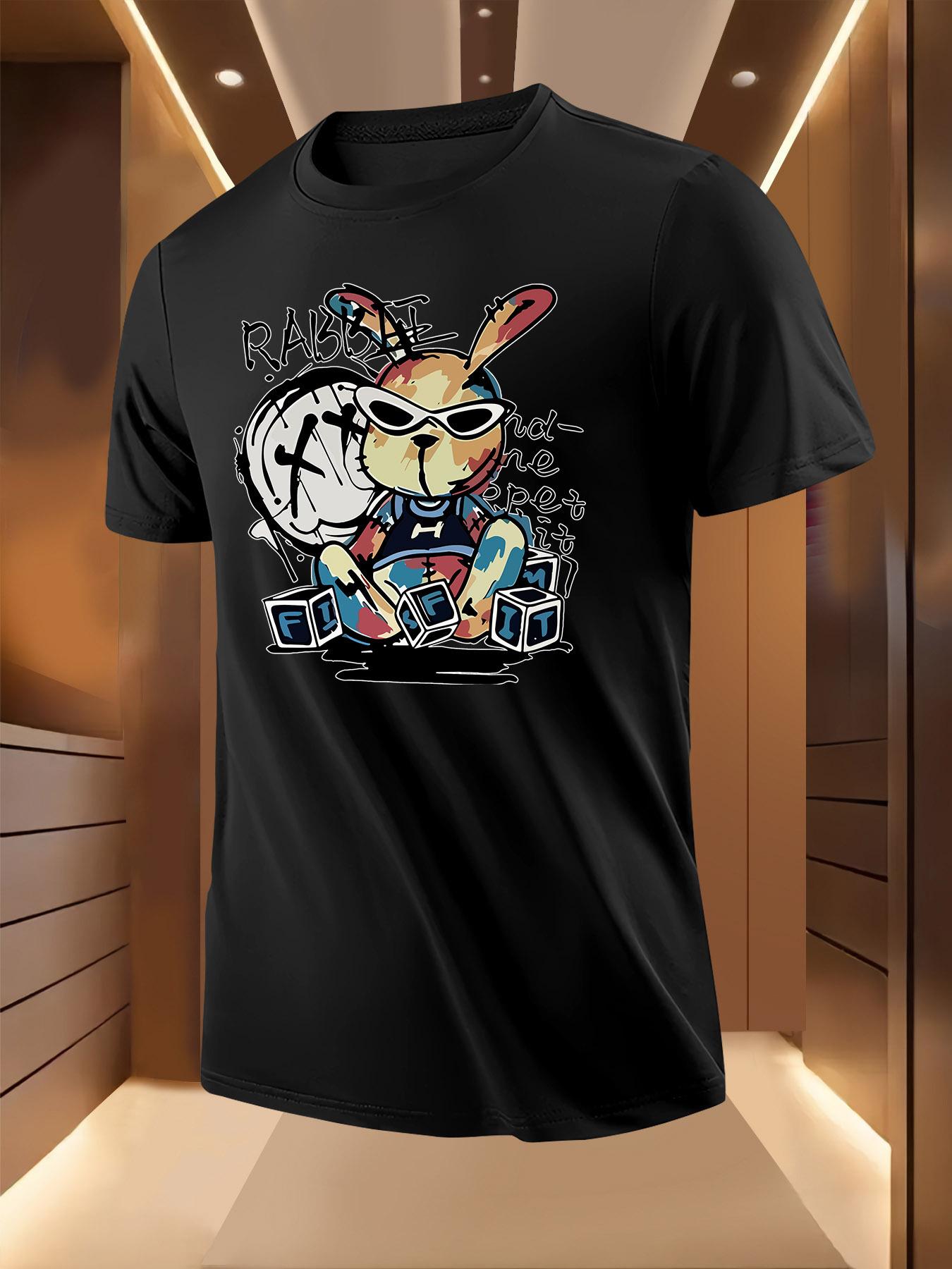 Graphic Tshirt - Light Yellow Regular Fit Tee with Cool R... XXXXL