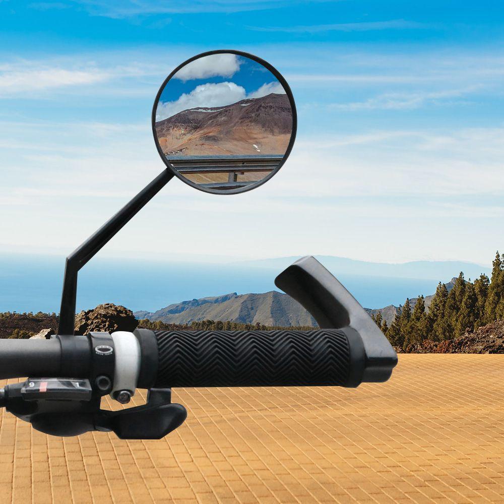 2 PCS Durable Handlebar Adjustable Bicycle Mirror Electric Scooter Rear View Glass Rear View Mirror