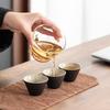 Light Luxury Travel Tea Set Cover Bowl Kuaike Three Cups Outdoor Portable Handbag High-end Ceramic Glass Tea Maker Gift