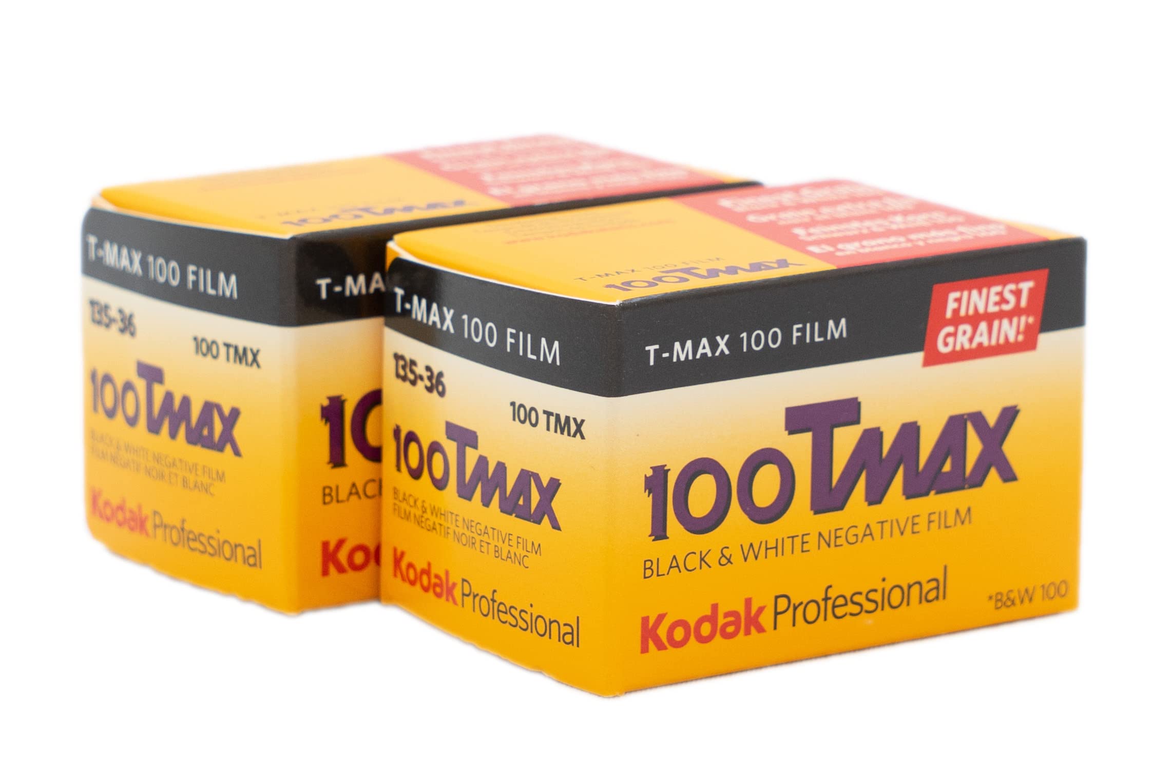 

Kodak black and white film professional 35mm 36 shots set of 2 T-MAX100