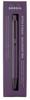 Rhodia Script Ballpoint Hexagonal Aluminum Hairline Low Viscosity Aubergine Pen, 0.7mm, Barrel, Body, Finish, Oil-Based Ink, (RHODIA Cf9307)