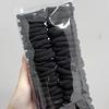 100 Pcs Girl Mixed Simple Hair Ties Hair Accessories Korean Version High Elasticity Durable Black Headband Headband Headband