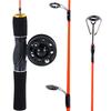 Ice Fishing Combo 2pc Ice Fishing Rod and ABS 1BB Ice Fishing Reel for Kids Winter Fishing