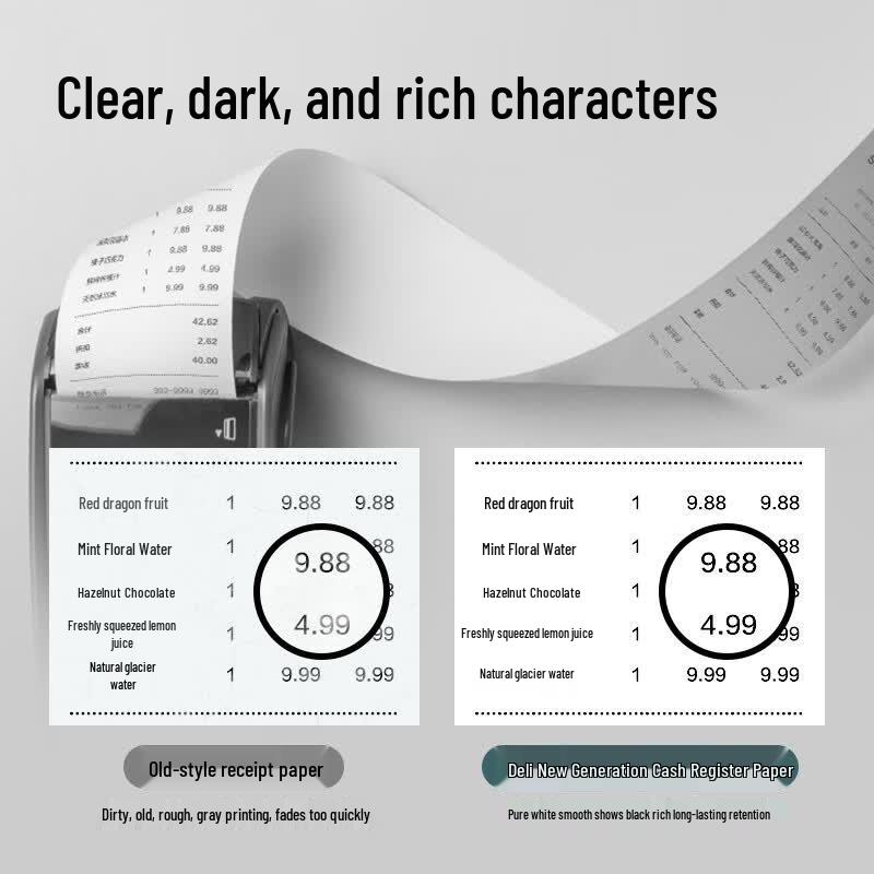 Deli ZS156 Thermal Cash Register Paper