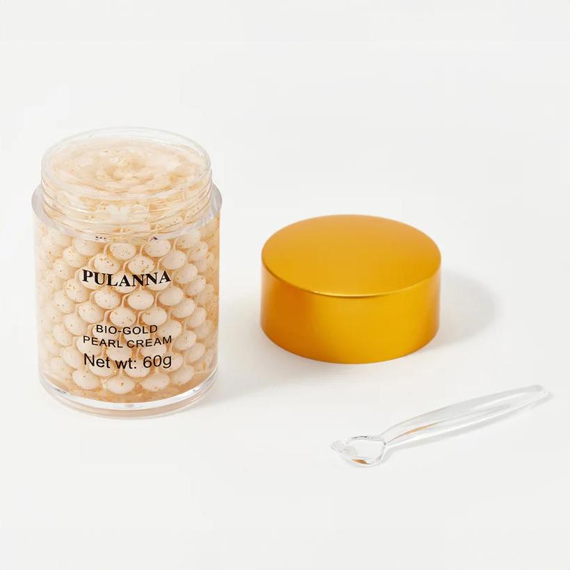 Krem perłowy do twarzy pulanna - złotem 24k - nawilżenie, regeneracja, anti-aging