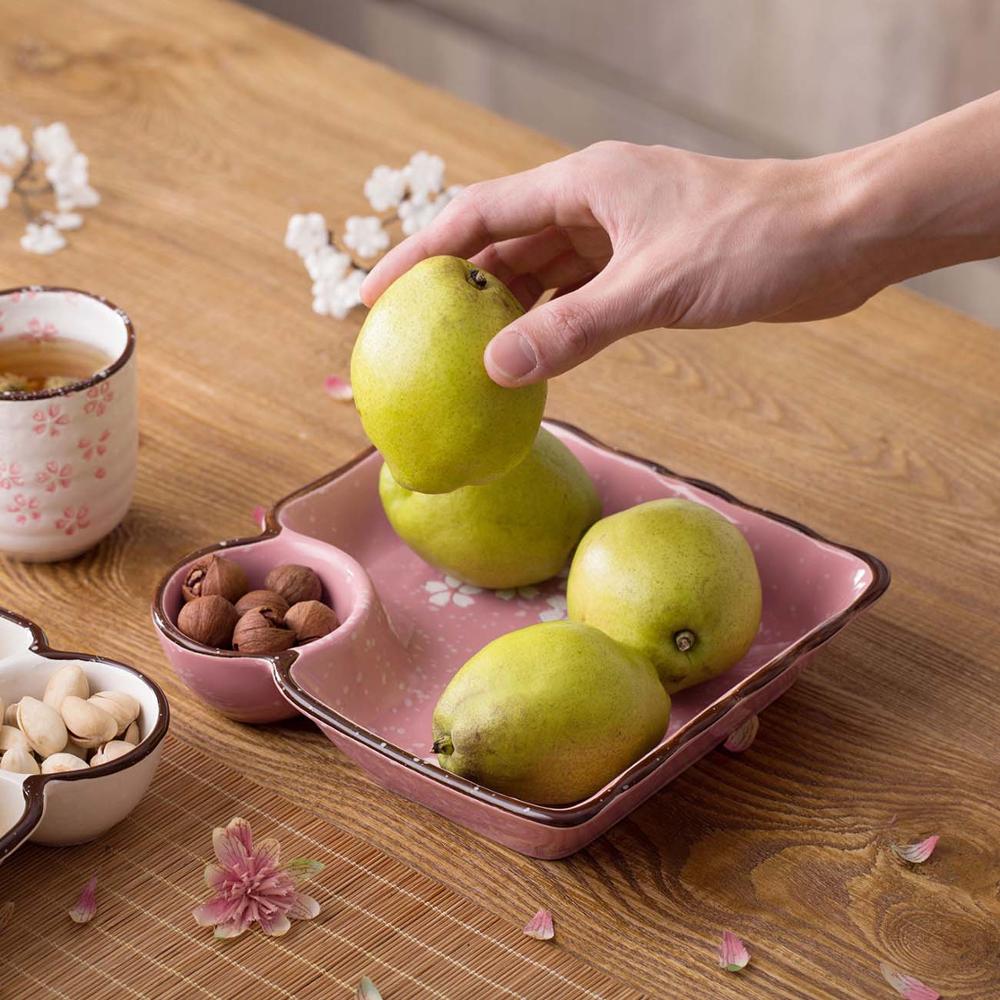 1 Stück Keramikteller Schale für Knödel Sushi mit Soße Obst Tablett Abendessen s Küchengeschirr Dessert