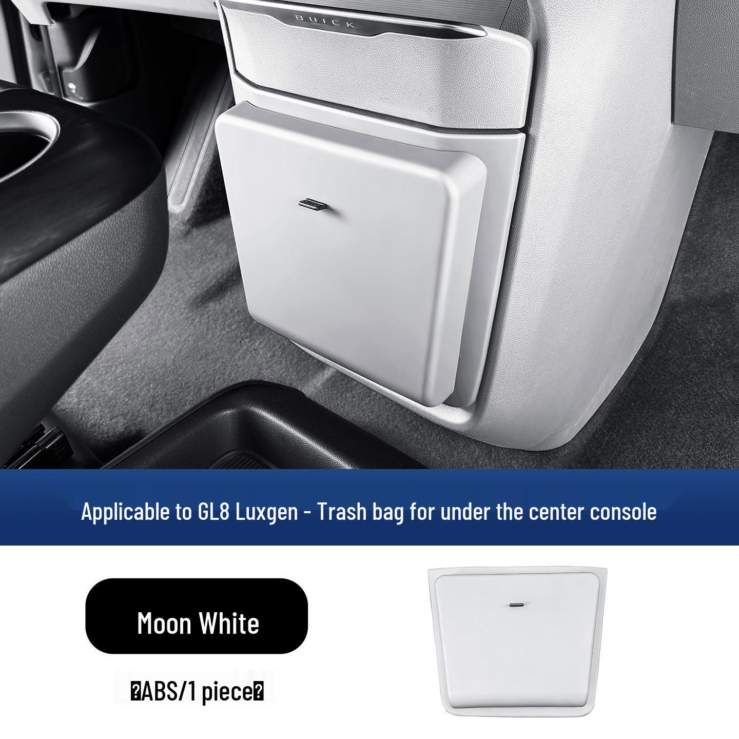 Buick GL8 Luxun Center Console Anti-Kick Panel with Trash Bag Holder - Interior Modification Part