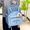 Schoolbag for Primary School Students Grade One, Two and Three Cartoon Color Contrast Girls Travel Backpack