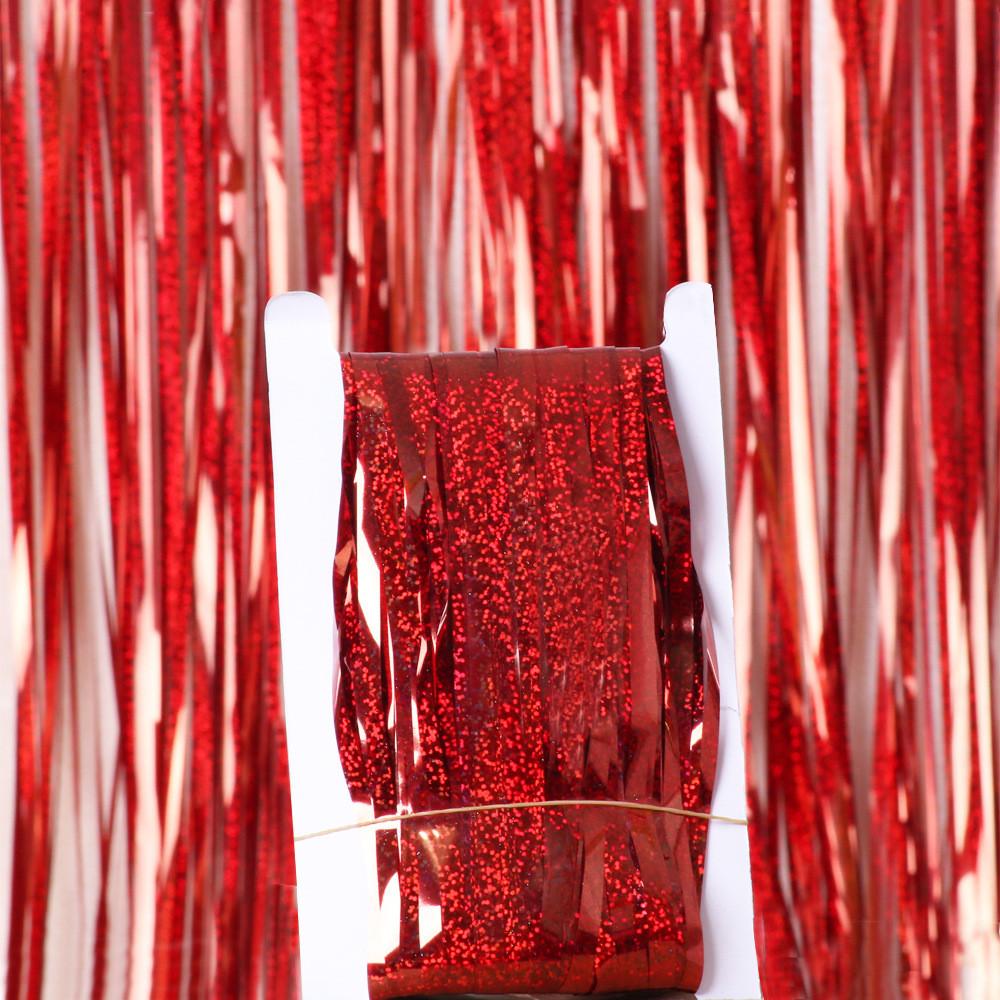 Metallic 1x3m Gorgeous Rain Curtain For Birthday Parties And Holiday Gatherings