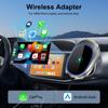 ZEXEF Wireless CarPlay Android Auto Adapter Wireless Car play Ai Box USB Dongle For Apple Iphone Android Phone Auto Connect