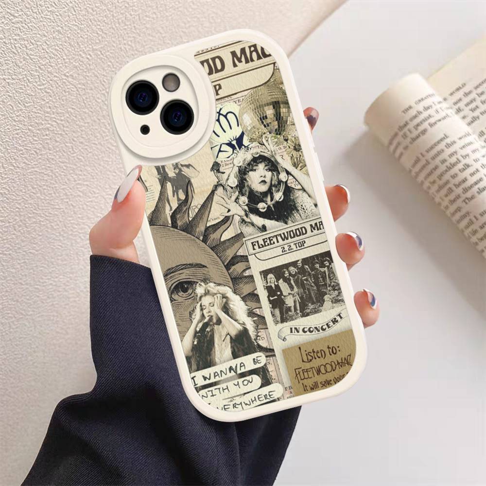 

Classic Rock Band F-Fleetwood M-Mac Phone Case Hard Leather For IPhone 14 13 16 Mini 15 14 11 12 Pro Max Plus Fundas iPhone 14
