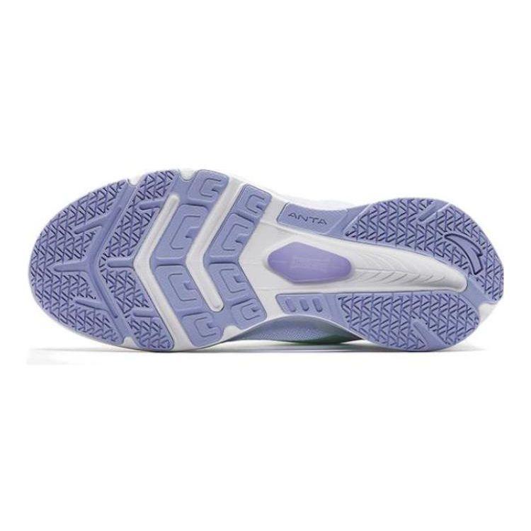 Anta Kids Monthly Comfortable Daily Non-Slip Wear-Resistant Low-Top Running Shoes Kids sneaker White Purple Yellow 322325519-2