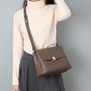 Genuine Leather Crossbody Bag Women's New Trendy High-end Bag Slanted and Fashionable High-end Niche Shoulder Bag