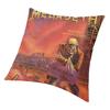 Megadeths Rock Band Square Pillow Case Home Decor Heavy Metal Band Cushions Throw Pillow For Living Room Double-Sided Printing