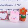 Mochi Squeeze Pinch Toy Pink Sakura Pig Vent Toys Cherry Blossom Pig  Party Favors