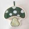 Adorable Mushroom House Wall-Mounted Coral Fleece Hand Towel for Bathroom or Kitchen - Soft and Absorbent