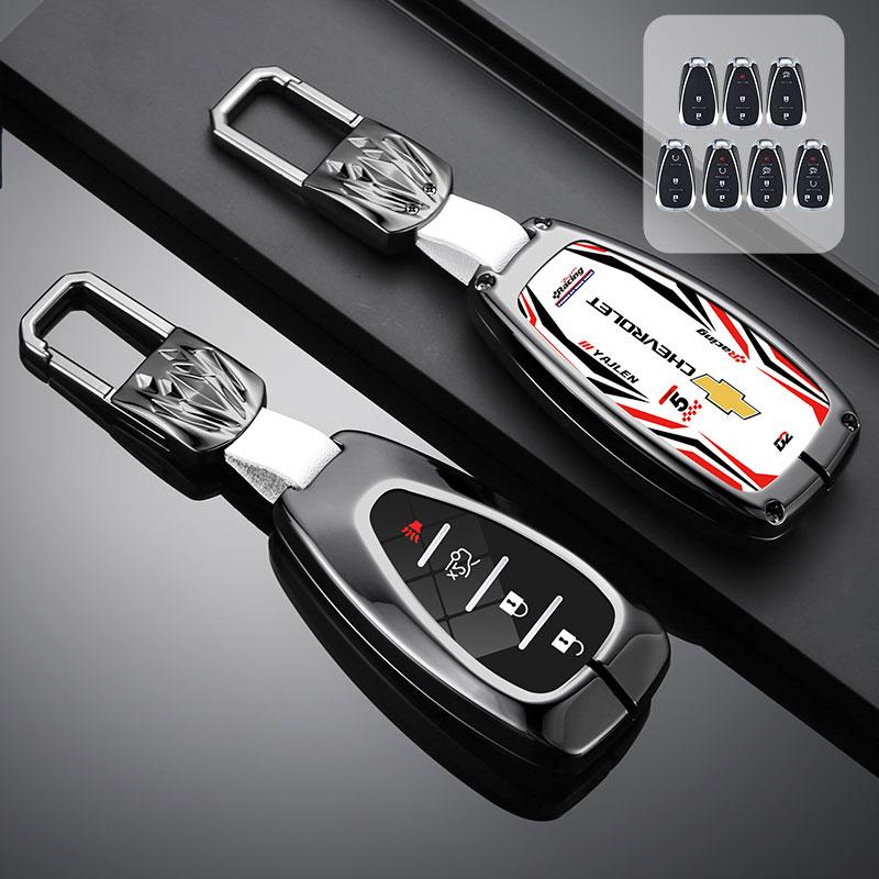 Zinc Alloy Car Key Case Cover For Chevrolet Cruze Aveo Trax Sail Malibu Captiva Prism Spark Trailblazer Blazer Camaro Traverse