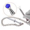 Yemax Nipple Clips with Stainless Bead Grabber 4th for Nipple Adult for SM Nipple Nipple Restraint Nipple Clit 1 Piece Chain, Steel, Design, Clip,
