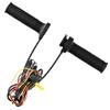 Small Temperature Control Heated Motorcycle Grips 6 Customizable Levels Motorbike Heating Grips for Modification Use