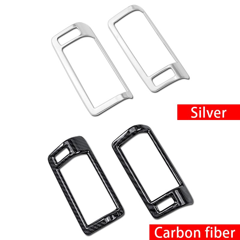 For Volvo XC60 V90 S90 2018-2021 2022 2023 2024 2025 ABS Car B-Pillar Rear Air Conditioning Outlet Frame Decoration Sticker Trim