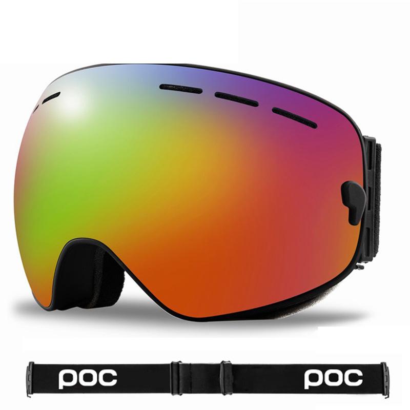 POC double layer anti-fog ski goggles
