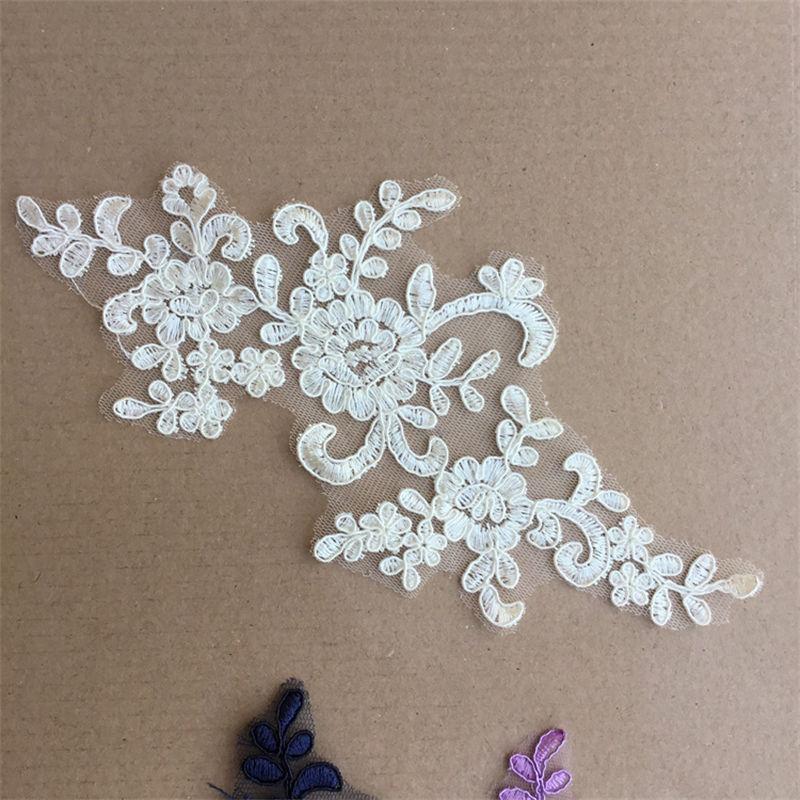Clothing Applique Accessories Wedding Dress Lace Flower Headdress Lace Multi-Color Veil
