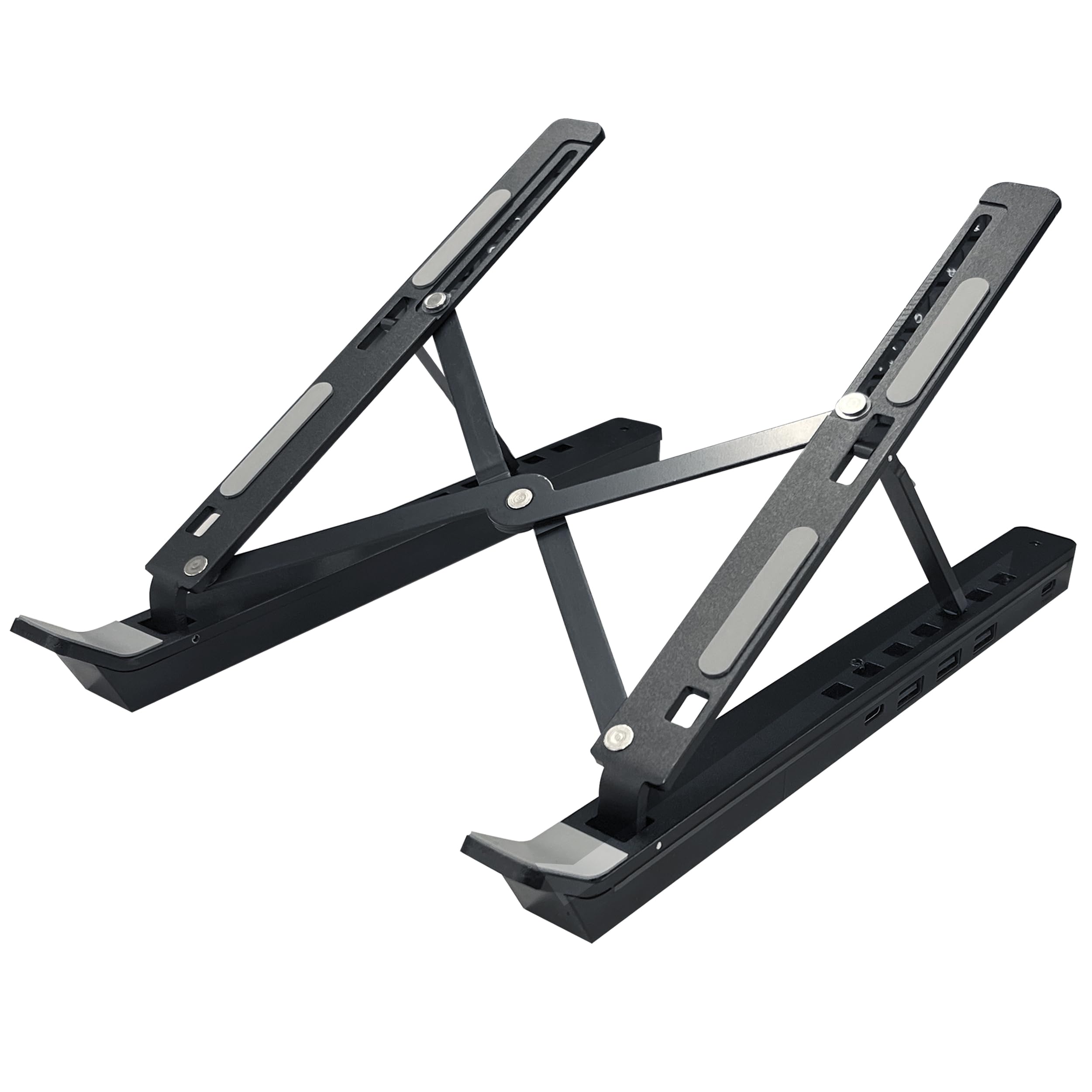 

YSN Подставка для ПК с USB-хабом USB-терминал с хранилищем компактная подставка, складная, портативная, кейс, диагональная, легкая, чёрный