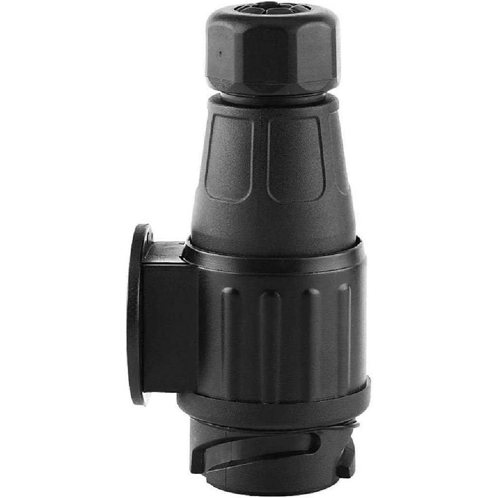 Anhängeradapter, 12V 13-poliger elektrischer Anhängerstecker, Kunststoff 13-poliger Verkabelungssteckverbinder-Adapter, Schwarz