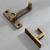 Elegante Serratura a Scatto in Bronzo Antico Maniglia Serratura Scorrevole per Finestre e Porte per Scatole Portagioielli in Legno Fatto a Mano