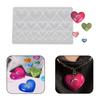 DIY Love Gem Patch Keychain Silicone Epoxy Mold DIY Ornaments Pendant Jewelry Crafting Mould for Valentine Love Gift