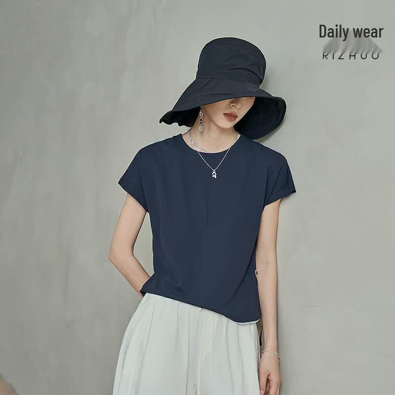 Rizhuo Women s Loose Knit T-shirt L