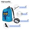Cartoon Pete the Cat  Backpack for Men Women Fashion Student Work Daypack Groovy  College Shoulder Bag Durable